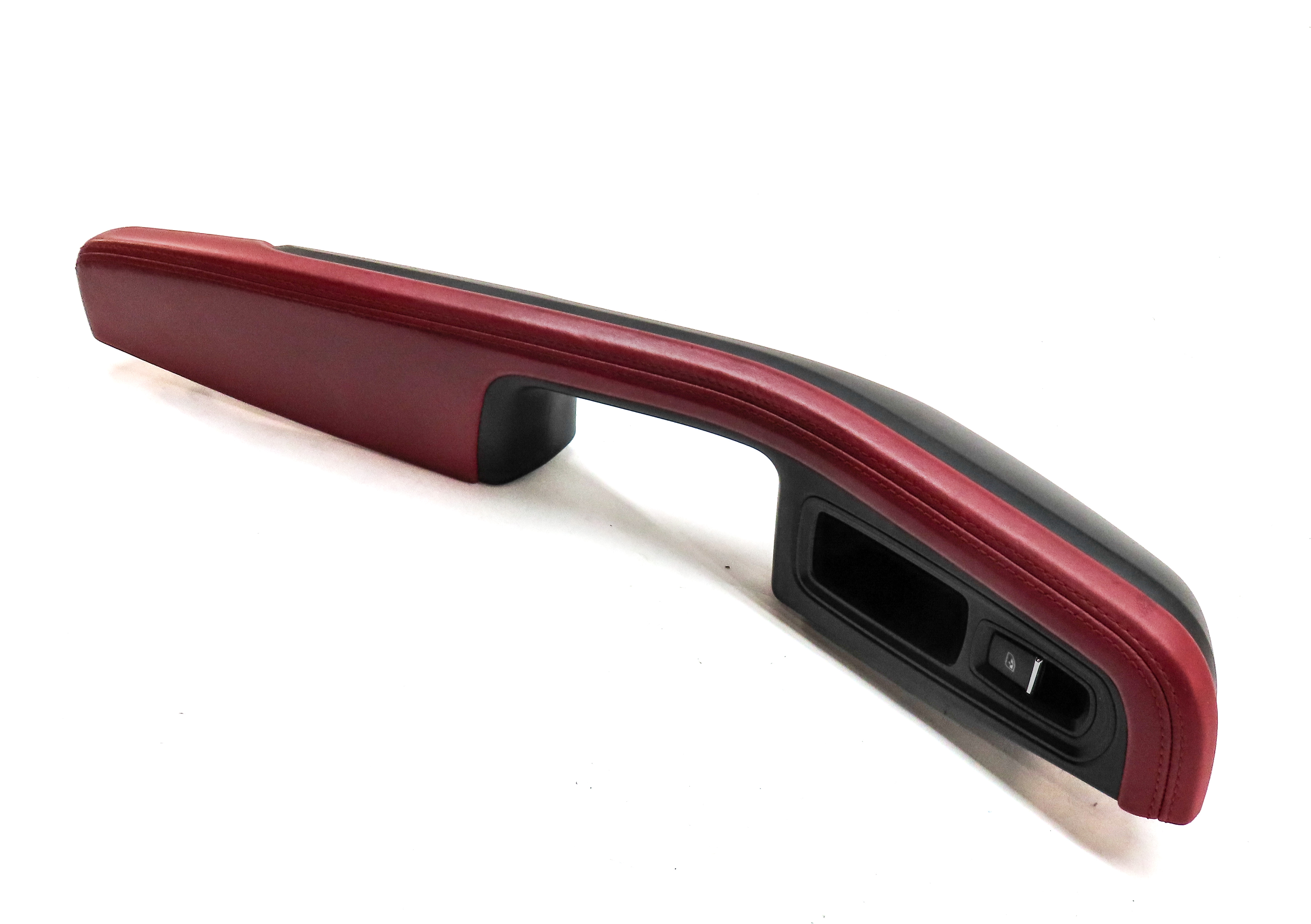 2015-2018 PORSCHE MACAN (95B) FRONT RIGHT PASSENGER DOOR ARMREST ARM REST (Red) — exact item pictured